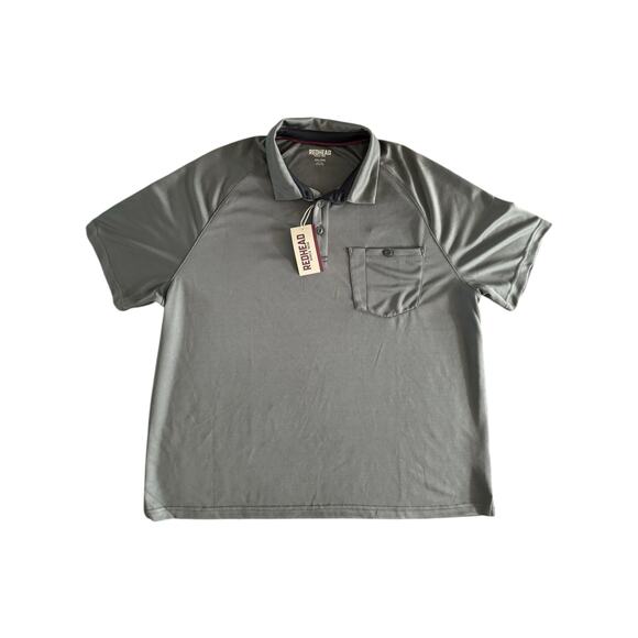 NWT RedHead Pro Series 2XL Performance Work Polo – Beetle Green - Picture 3 of 9